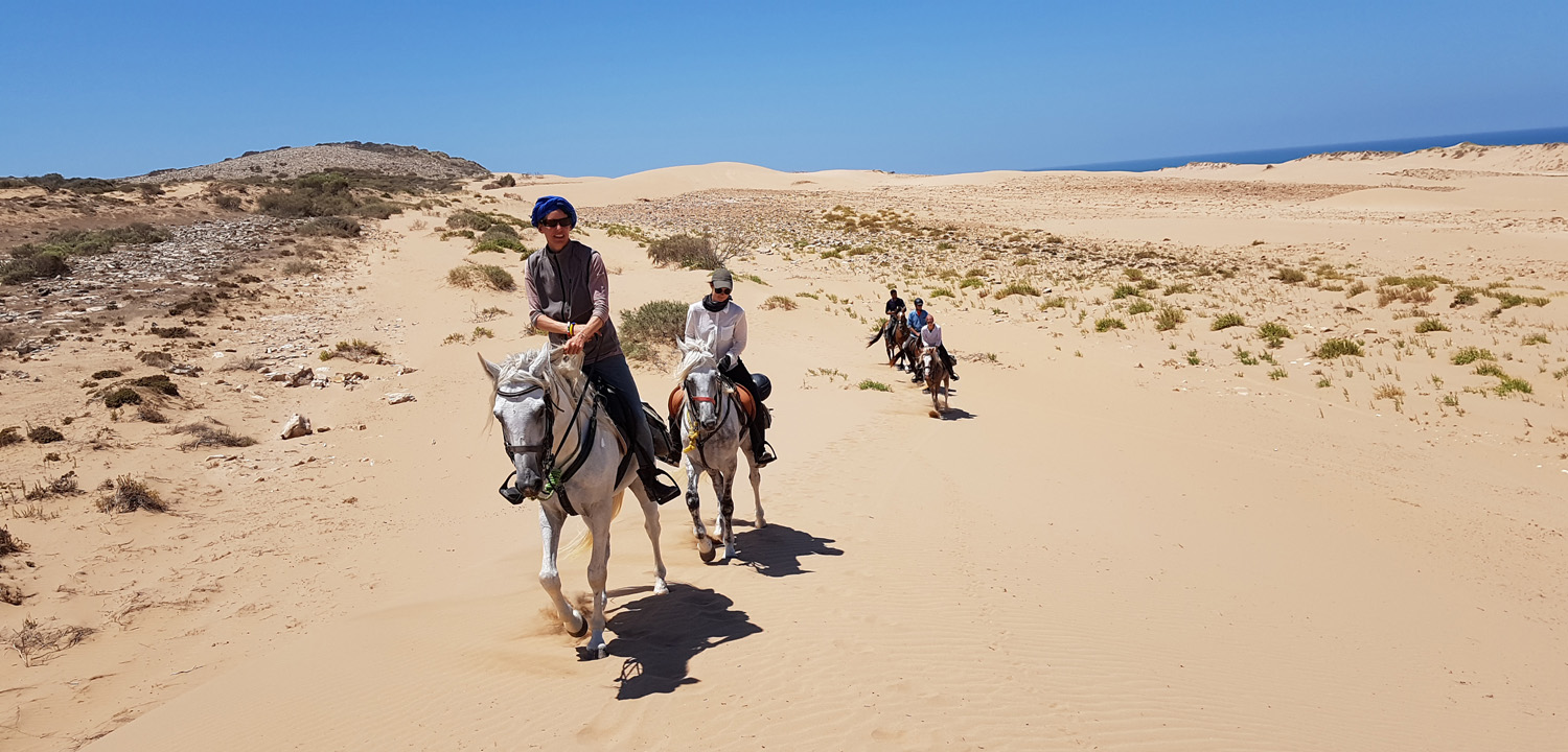 Randonnée cheval de 3 jours à Essaouira